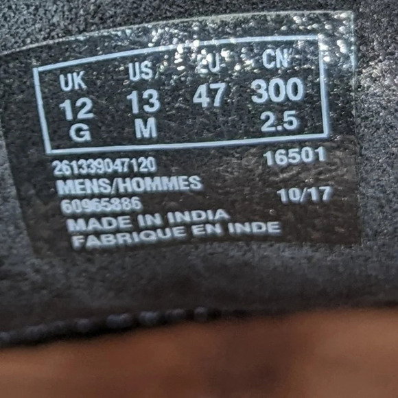 Clark's Men's Blue Suede Leather Lace Up Oxford Shoes Size 13 - Picture 7 of 9